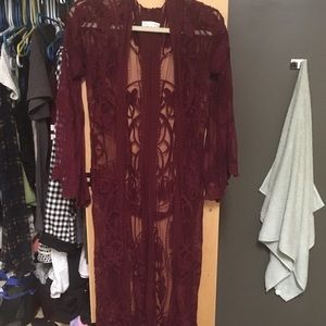 Long dress sweater